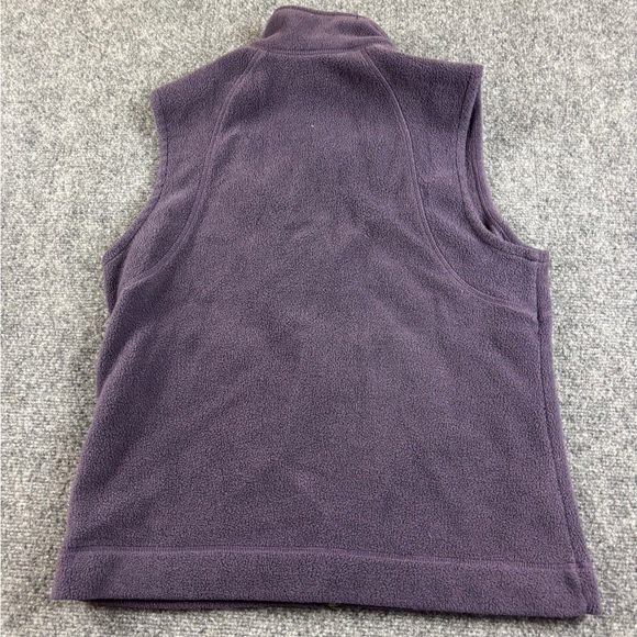 COLUMBIA Women’s Purple Full Zip Fleece Vest size: Medium - Picture 2 of 7
